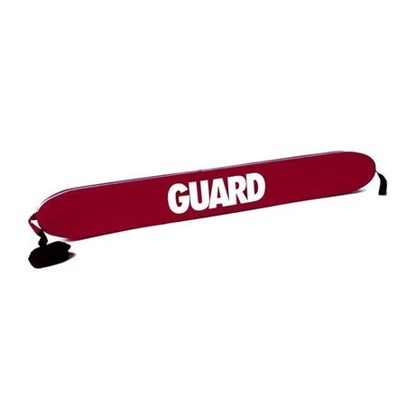 KEMP USA Kemp USA 10-201-RED 50 in. Red Rescue Tube with Guard Logo In White 10-201-RED